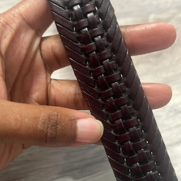 Cole Haan Brown Leather Belt - Picture 5 of 9